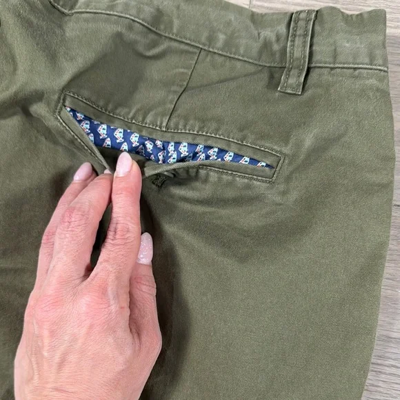 Bonobos Men's Olive Green Original Chinos- Athletic Fit - Picture 10 of 15